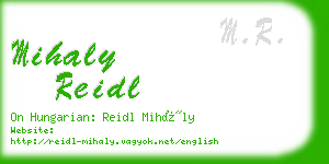 mihaly reidl business card